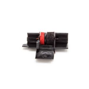 vhbw 1x Rouleau d'encre noir-rouge compatible avec Ibico LEO 1222 E calculatrice de poche, caisse enregistreuse