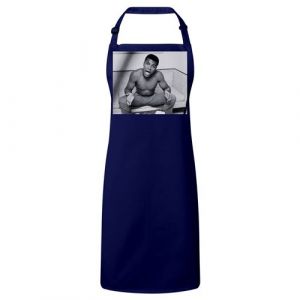 Fabulous Tablier Cuisine Premium Navy Mohamed Ali Boxeur