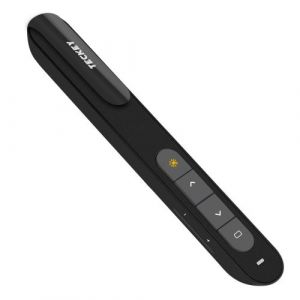 Stylo Présentation pour PowerPoint, Pointeur Lumineux Rouge, 2.4 GHz USB Télécommande Powerpoint, Portée à 100m