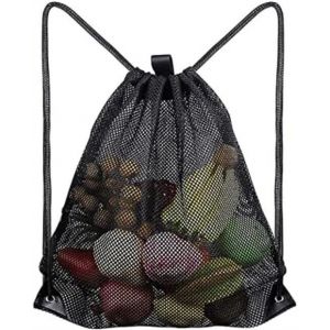 Sac à dos en Maille Sac de plage Sac Filet en Nylon, Sac à Dos à Cordon pour la natation, la plongée, le voyage, la salle de sport