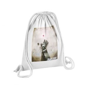 Fabulous Sac de Gym en Coton Blanc Full Metal Alchemist Bras Manga Japonnais 12 Litres