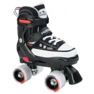 Hudora Roller Skate - Patins à Roulettes - Noir - Taille 28-31