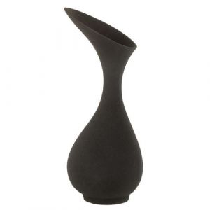 Vase Design en Aluminium "Olivia" 60cm Noir