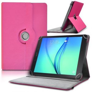 Etui de Protection et Support (Dimensions 27,5cm x 19cm), Rose pour Logicom M bot tab 102 10.1 pouces