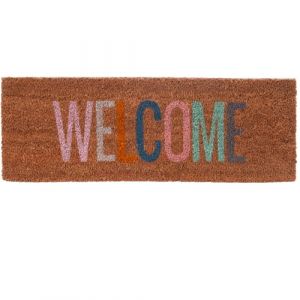 Present Time - Paillasson Welcome en fibre de coco - Multicouleur - Welcome