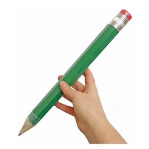 Crayon de papier géant xxl l 34 cm Ø 3cm (livré à l'unité, coloris aléatoire)