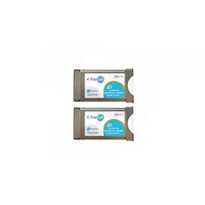 Pack 2x modules pcmcia fransat ci+ dernière version 1. 3 carte pc7 décodeur tv - ready for 4k / uhd/ full hd