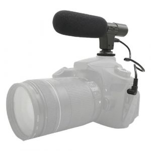 Mic-01 Dv / Microphone Stéréo Pour Canon Nikon Caméscope Appareil Photo Reflex Numérique MK4338