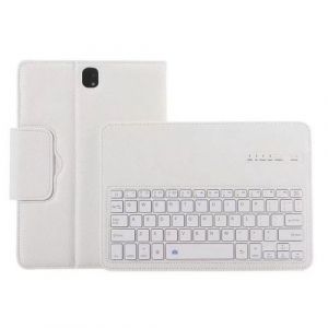 Ceci est un clavier QWERTY，Etui coque avec clavier Bluetooth pour Samsung Galaxy TAB Note 8.0 N5100 - Blanc