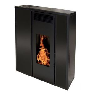 Poêle à granule TESSA 10 KW étanche noir - INTERSTOVES - T10KWN