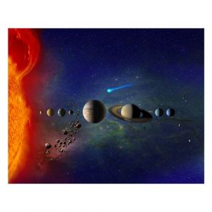 Fabulous Poster Representation du système solaire (61 cm x 77 cm)