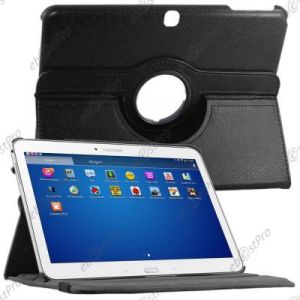 ebestStar &reg; Etui PU cuir Coque Housse rotative 36&deg; + Film protecteur d'&eacute;cran pour Samsung Galaxy Tab 4 10.1 SM-T530, T531 T535, Couleur Noir