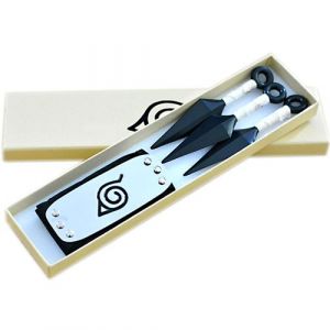 Set de 2 pièces Bandeau et Kunai Naruto Shippuden -blanc