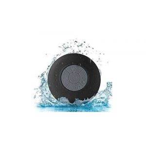 Enceinte waterproof bluetooth pour sony xperia 1 ii smartphone ventouse haut-parleur micro douche petite (noir)