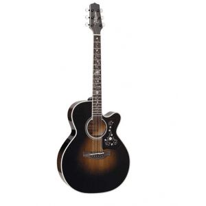 Takamine Japon EF450C-tt-bb Black Burst Folk &eacute;lectro