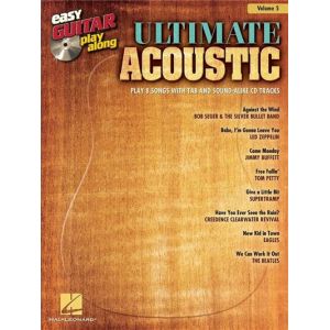 Easy Guitar Play-Along Vol.005 Ultimate Acoustic Tab + Cd