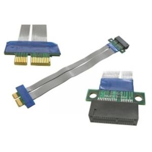 Riser PCI Express 1 port PCI-E 1x - SOUPLE Longueur totale 190mm