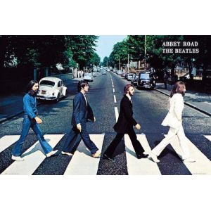 POSTER BEATLES ABBEY ROAD 61 cm x 91,5 cm