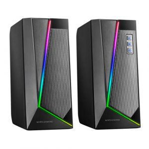 Barre de Son Mars Gaming MSDUO MS7 20W Bluetooth Montage au Sol USB Noir