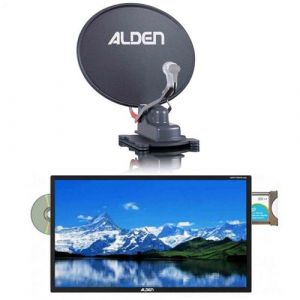 pack alden onelight parabole satellite automatique 60cm tv led 24pouces 60cm satmatic aio