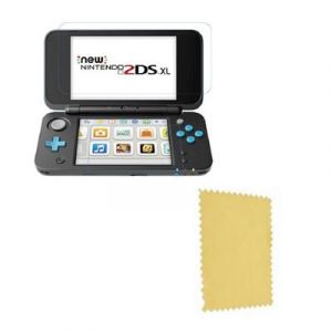 Film de protection écran (screen protector) + chiffon pour Nintendo NEW 2 DS XL (NEW 2DS LL) - Straße Game ®