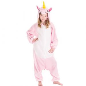 d&eacute;guisement kigurumi licorne rose - 9/10 ans - rose - chaks c1104140