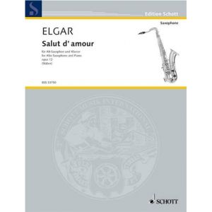 SALUT D'AMOUR FUR ALT-SAXOPHONE UND KLAVIER