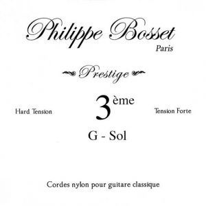 Corde de SOL - Bosset Prestige tension forte - guitare classique