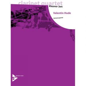 Partitions jazz&blues ADVANCE MUSIC HUDE V. - KLEZMER JAM - 4 CLARINETTES (3 BB, 1 BASS BB) Clarinette