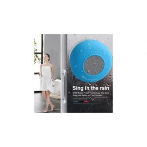 Cabling® enceinte de douche bluetooth stéréo hifi, haut-parleur etanche,ventouse,appels mains libres compatible avec iphone/ipad/téléphone/mp3 (bleu)