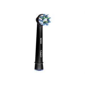 Oral-B CrossAction - T&ecirc;te de brosse de rechange - pour brosse &agrave; dent - noir (pack de 4) - pour Pro 2000, 2500, 4000, 4500, 600, 650, 700, 7000