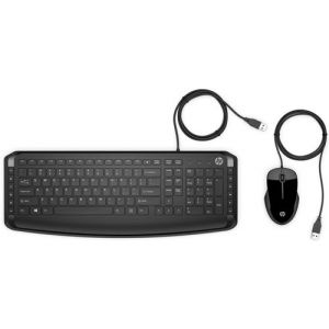HP Pavilion 200 - Ensemble clavier et souris - USB - Fran&ccedil;ais - noir - pour HP 21, 22, 24, 27; Pavilion 24, 27, TP01