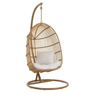 Fauteuil Suspendu Ovale "Aciera" 193cm Naturel