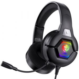 Casque Gamer Filaire KOTION EACH S100 - Pour eSport sur PC et Ordinateur Portable - Noir