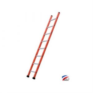 Tubesca - Echelle simple mixte acier alu 8 échelons hauteur d'accès 3,31 m TUBESCA COMABI