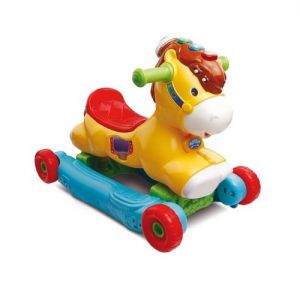 Porteur Trotteur  a Bascule P tit Galop  Mon Poney Basculo 2en1  VTECH BABY  Parlant et Lu