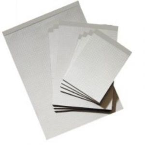 Bloc-notes recyclé a5, quadrillé 50 feuilles 60g sans couverture landre 100050291