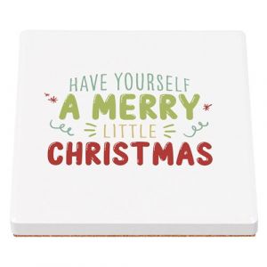 Sous Verre C&eacute;ramique (1 unit&eacute;) - Fabulous - Hello Fifty Anninversaire 50 Ans (100 x 100 mm)