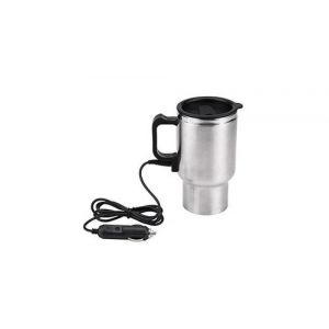 Bouilloire allume cigare, 450 ml 12 v en acier inoxydable voiture &eacute;lectrique tasse de voyage tasse de chauffage &eacute;lectrique thermos fiche bouilloires v