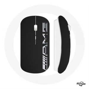 Souris Sans Fil Amg Logo Carbone Texture (Maniacase)