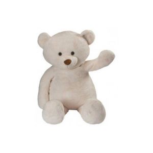 Peluche geante ours beige 1 metre - ours sam 100 cm - douou xxl - enfant - nouveaute