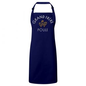 Fabulous Tablier Cuisine Premium Navy Grand Fr&egrave;re Famille Poule