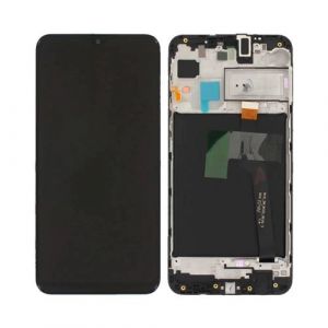 Original Ecran Complet LCD + Tactile Noir Avec ch&acirc;ssis Pour Galaxy M10 M105 GH82-18685A GH82-19366A