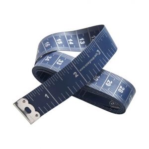 M&egrave;tre ruban couture 150 cm - Collection fleurs bleues - Hobby Gift(...) -