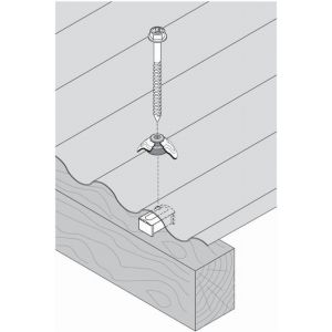 Cavalier ETANCO pour GO 177x51 - 40x40 mm - Ø reac 8.5 mm - 100 pièces - 70018