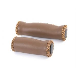 Velo poign&eacute;es 127 / 92 mm marron fonc&eacute;