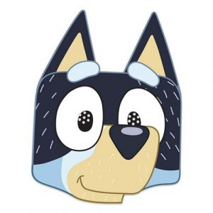 STAR CUTOUTS Masque en carton - Bandit (Bluey) - Taille A4