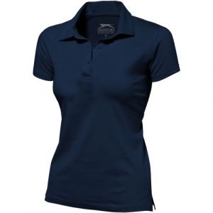 Slazenger Let - Polo &agrave; manches courtes - Femme (M) (Bleu marine) - UTPF1741