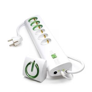 WATT & CO Multiprise parafoudre ECO TV coupe veille - 6 ports