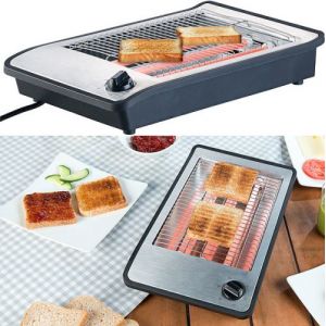 Rosenstein & Söhne : Grille-pain plat 4 tranches 600 W avec minuteur